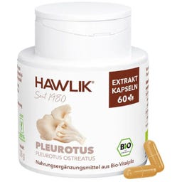 Hawlik Pleurotus Extrakt Kapseln Bio - 60 Kapseln