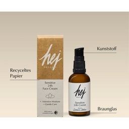 HEJ ORGANIC Sensitive 24h Cream - 50 ml