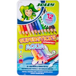 JOLLY Supersticks Kinderfest AQUA - 12 Stk