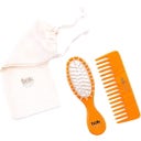 Set Taschenbürste & Kamm, Orange