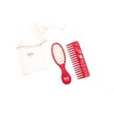 TEK Set Taschenbürste & Kamm - Rot