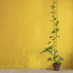 Botanopia Stütze für Kletterpflanzen - Messing mit schwarzer Beschichtung