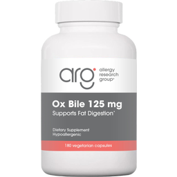 Allergy Research Ox Bile 125 mg - 180 veg. Kapseln
