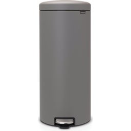 Treteimer Newicon 30 L mit Kunststoffeinsatz - Mineral Concrete Grey