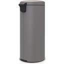 Treteimer Newicon 30 L mit Kunststoffeinsatz - Mineral Concrete Grey