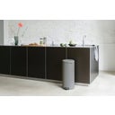 Treteimer Newicon 30 L mit Kunststoffeinsatz - Mineral Concrete Grey