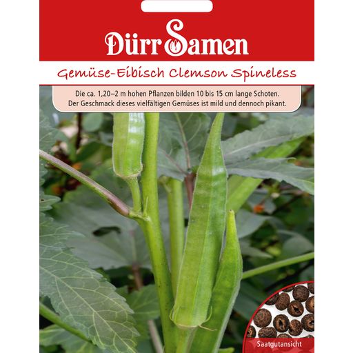 Dürr Samen Okra/ Gemüse-Eibisch Clemson Spineless - 1 Pkg