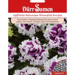 Dürr Samen Petunien Pirouette Purple - 1 Pkg