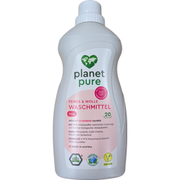Planet Pure Feines & Wolle Waschmittel Rose - 1 l