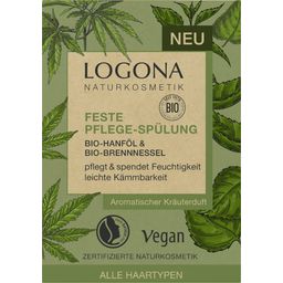 LOGONA Feste Spülung Bio-Hanf & Bio-Brennnessel - 60 g