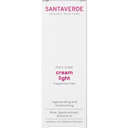 Santaverde FACE CARE cream light fragrance-free - 30 ml