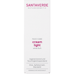Santaverde FACE CARE cream light fragrance-free - 30 ml