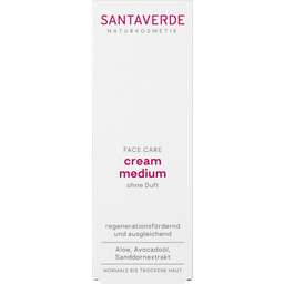 Santaverde FACE CARE cream medium fragrance-free - 30 ml