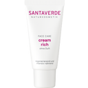 Santaverde FACE CARE cream rich fragrance-free - 30 ml