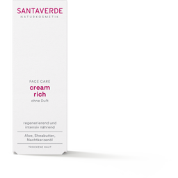 Santaverde FACE CARE cream rich fragrance-free - 30 ml