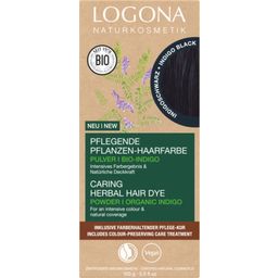 LOGONA Pflanzen-Haarfarbe Pulver Indigoschwarz