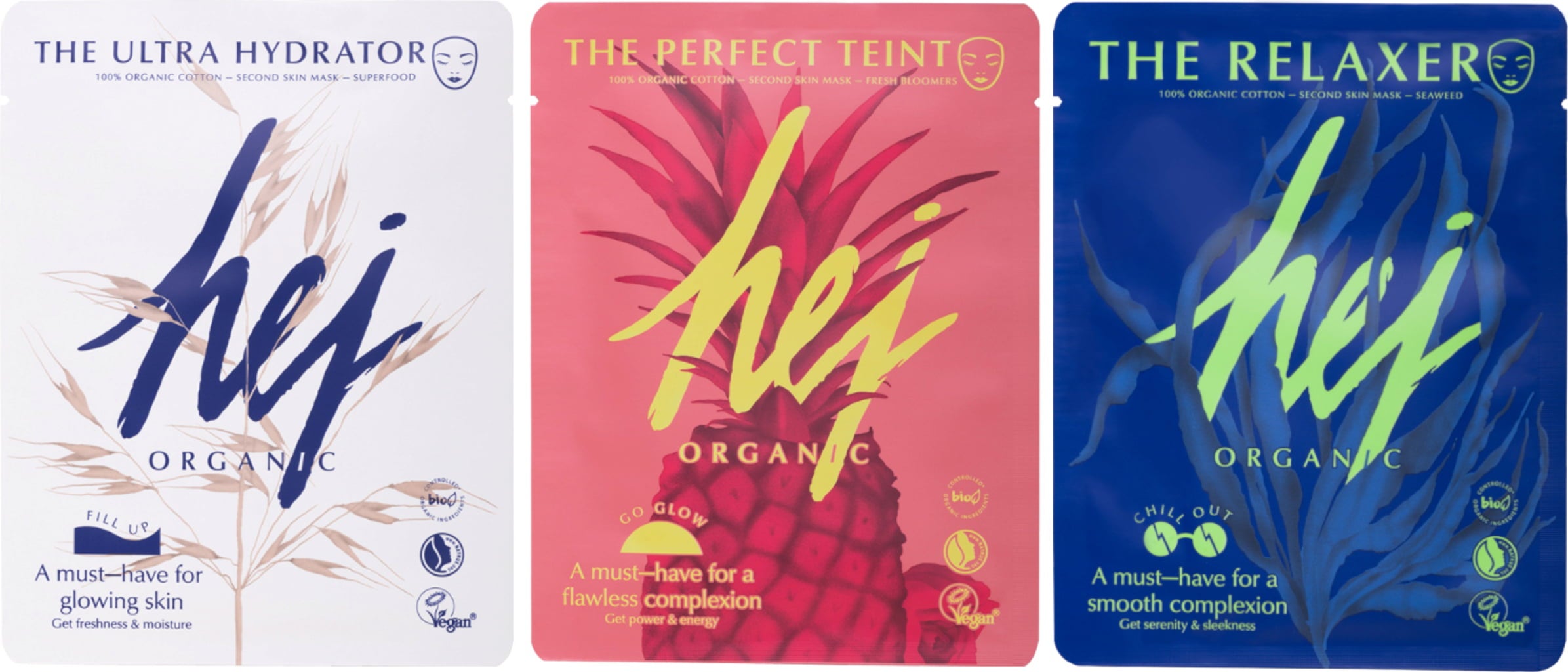HEJ ORGANIC The Sheet Mask Set