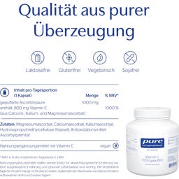 Pure Encapsulations Vitamin C 1000 - 250 Kapseln