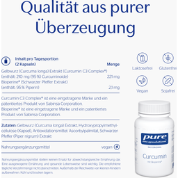 Pure Encapsulations Curcumin mit Bioperine®