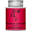 Jalapeno Chili, rot gemahlen - Extra Fruchtig! - 70 g