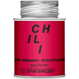 Jalapeno Chili, rot geschrotet 3mm - Extra Fruchtig!