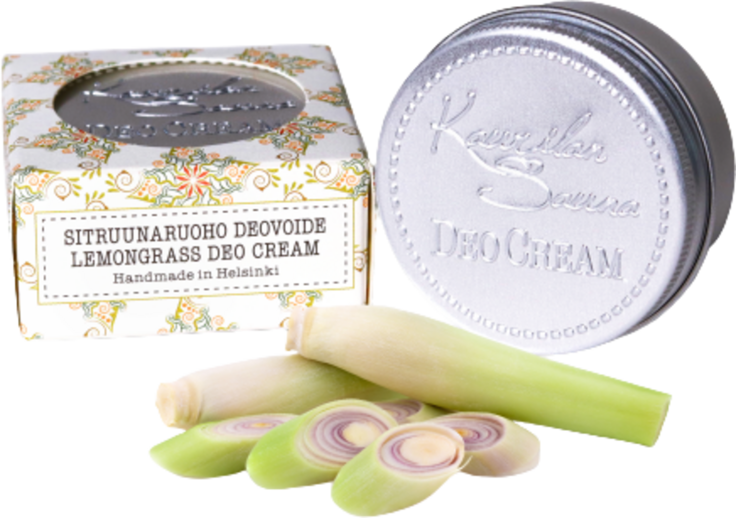 Kaurilan Sauna Vegan Deocream Travelsize - Lemongrass