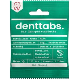 Zahnputztabletten Stevia-Mint mit Fluorid - 125 Stk