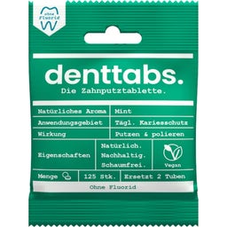 Zahnputztabletten Stevia-Mint fluoridfrei - 125 Stk