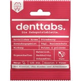 denttabs. Zahnputztabletten Strawberry mit Fluorid