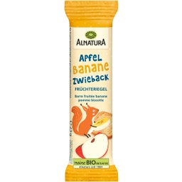 Bio Kinder Früchteriegel Apfel-Banane-Zwieback - 23 g
