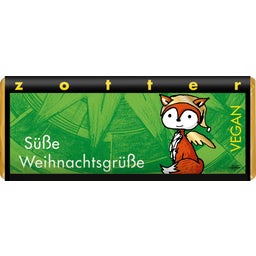 Zotter Schokolade Bio Süße Weihnachtsgrüße - 70 g