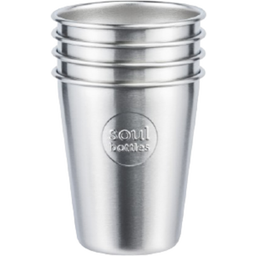 soulbottles Soulcup Steel - 4x 0,3 l Füllmenge