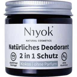 Niyok Deocreme Kokos ohne Parfum - 40 ml