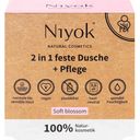 Niyok 2in1 Feste Dusche+Pflege - Soft Blossom