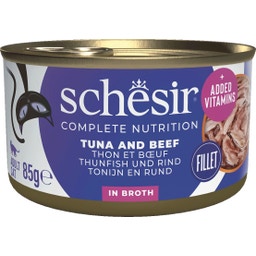 Schesir Dose Natural 85g - Thunfisch und Rind