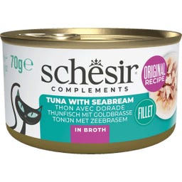 Schesir Brühe 70g - Thunfisch und Goldbrasse
