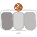 Bo Touch Bin 3 x 11 Liter mit 3 Kunststoffeinsätzen - Soft Beige