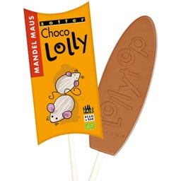 Zotter Schokolade Bio Choco Lolly Mandel Maus - 20g