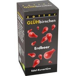 Zotter Schokolade Bio Glühbirnchen Erdbeer - 130 g