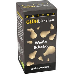 Zotter Schokolade Bio Glühbirnchen Weiße - 130 g