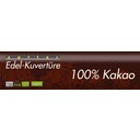 Zotter Schokolade Bio Edel-Kuvertüre - 100% Kakao pur - 120 g