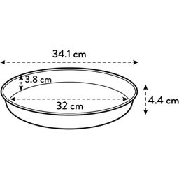 elho loft urban Untersetzer rund 34 - warmes grau