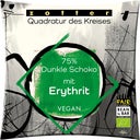 Bio Quadratur des Kreises 75% Dunkle Schoko mit Erythrit - 70 g