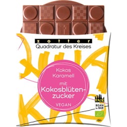 Bio Quadratur des Kreises Kokos Karamell mit Kokosblütenzucker - 70 g