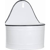 Strömshaga Wandpflanzgefäß "Olle" Weiß