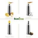 Bambaw Thermosflasche aus Edelstahl 1000 ml - Natural Steel