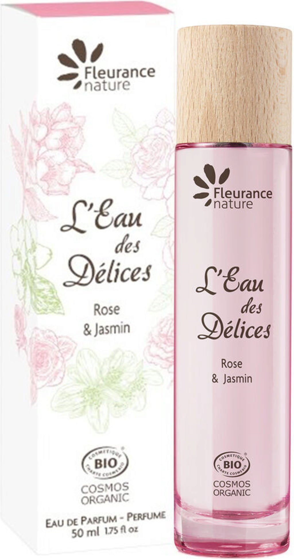 L'Eau des Délices Parfum Rose & Jasmin, 50 ml
