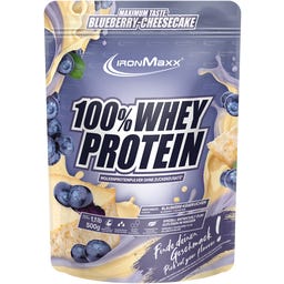 IronMaxx 100% Whey Protein  500 g Beutel - Blaubeere-Käsekuchen