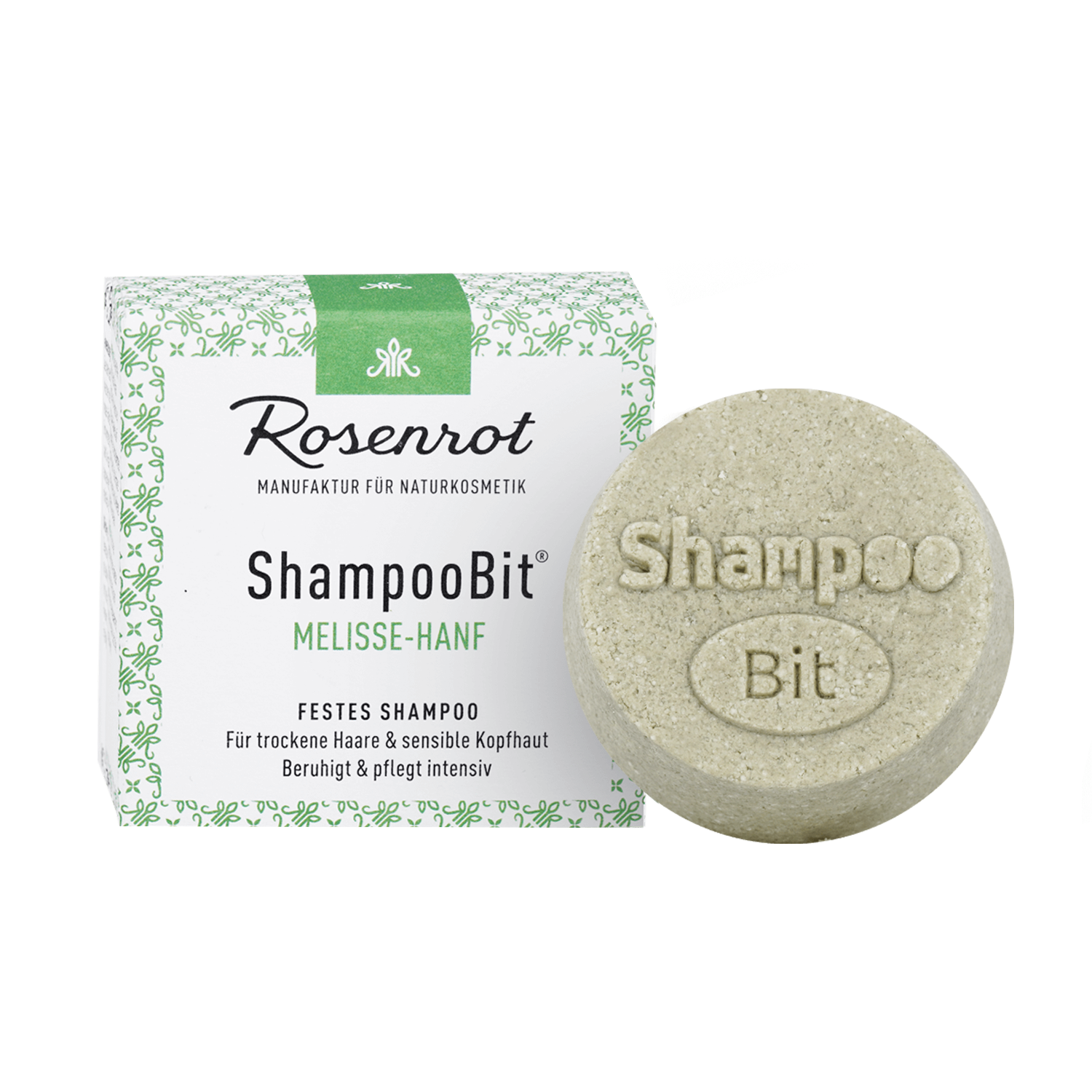 Rosenrot ShampooBit® Shampoo Melisse-Hanf