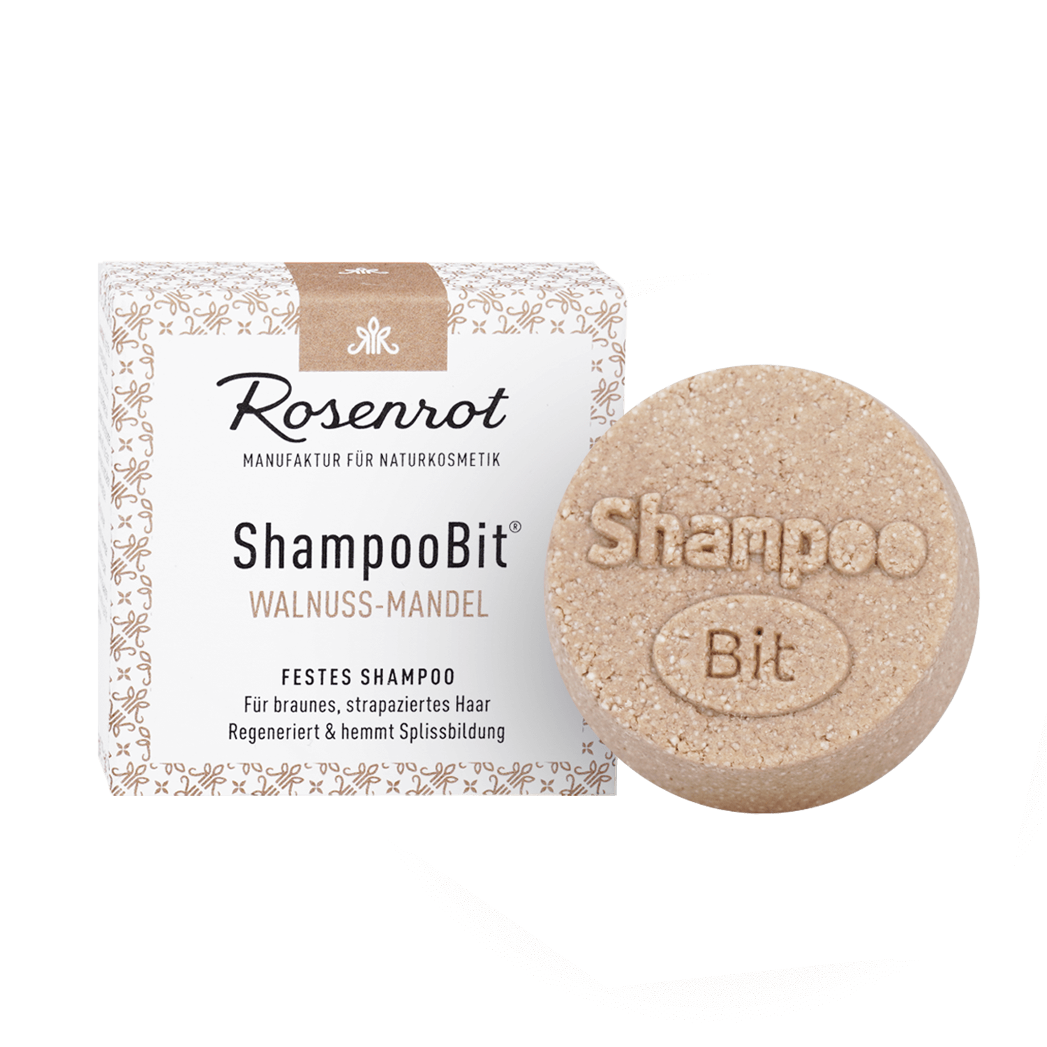 Rosenrot ShampooBit® Shampoo Walnuss-Mandel
